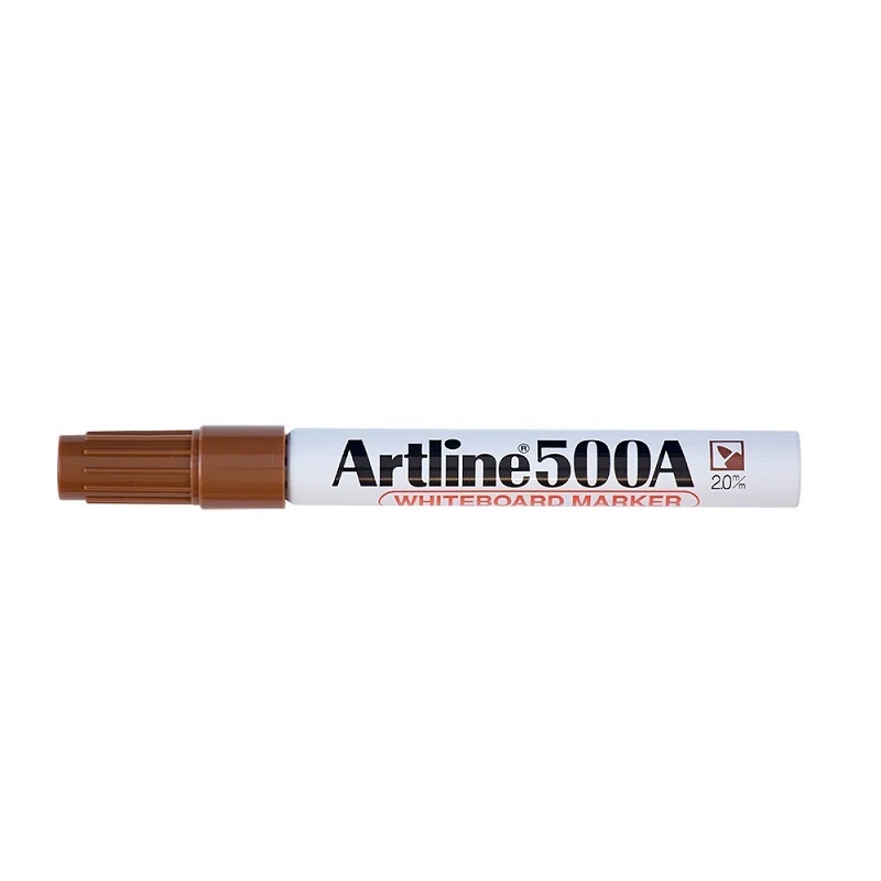 EK-500ABR.jpg ARTLINE 500A WHITEBOARD MARKER BROWN - Image 1