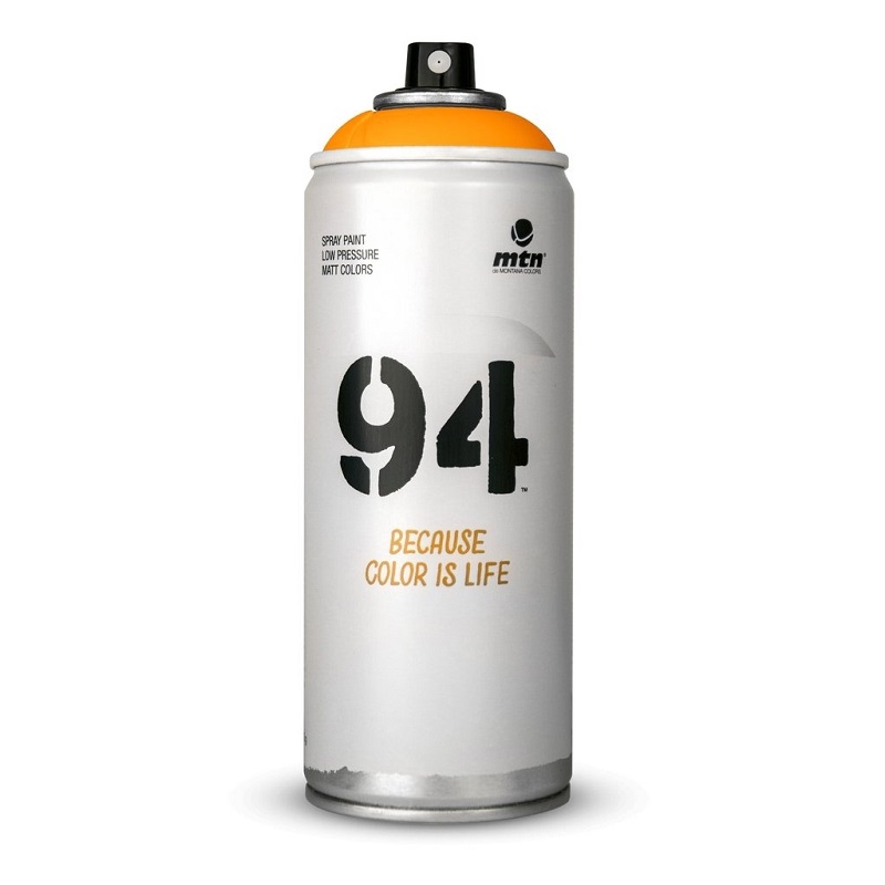 MTN94FLUOR-O.jpg MTN 94 SPRAY PAINT 400ML FLUORESCENT ORANGE - Image 1