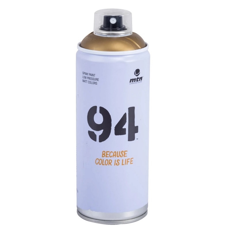 MTN94METAL-G.jpg MTN 94 SPRAY PAINT 400ML FRAME GOLD - Image 1