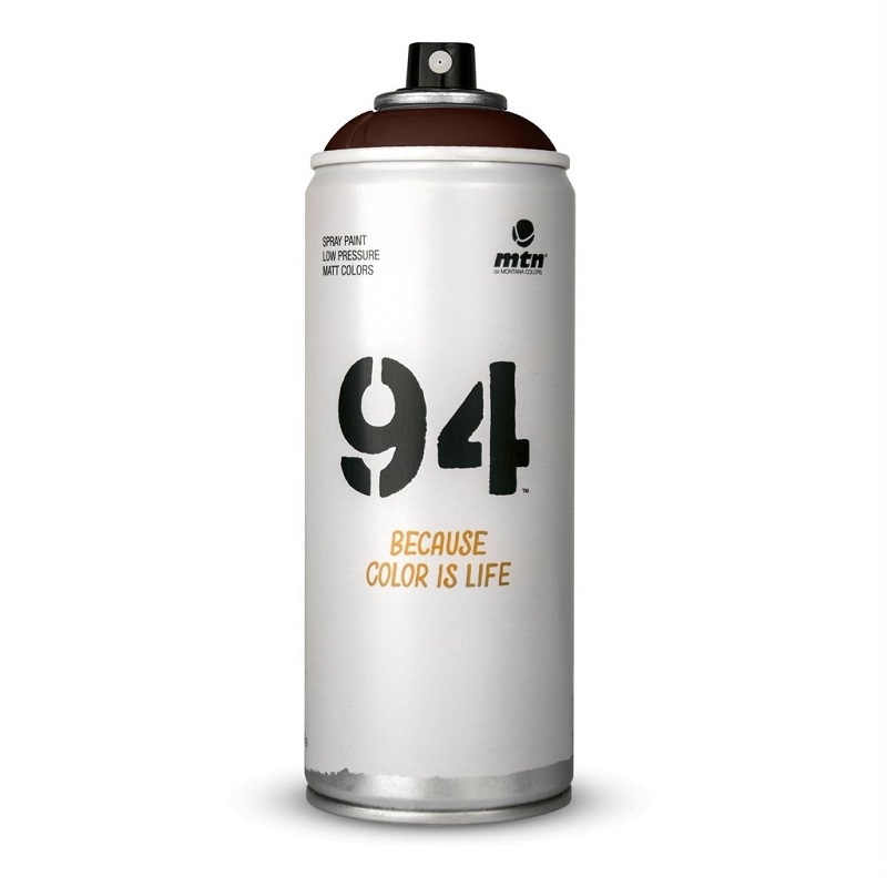 MTN94R-V101.jpg MTN 94 SPRAY PAINT 400ML EBONY BROWN - Image 1