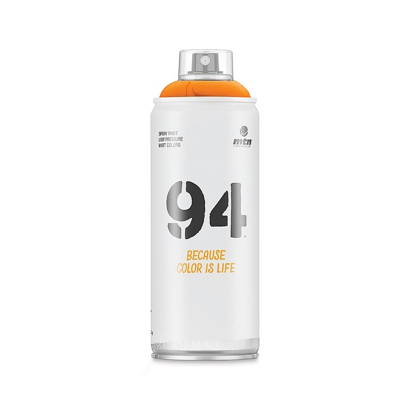MTN94R-V106.jpg MTN 94 SPRAY PAINT 400ML LAVA ORANGE - Image 1
