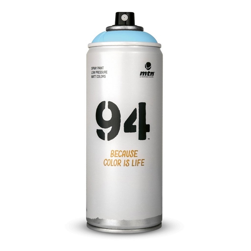 MTN94R-V149.jpg MTN 94 SPRAY PAINT 400ML HYDRA BLUE - Image 1