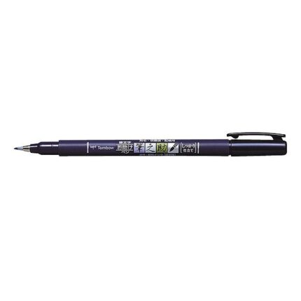 TOMBOW FUDENOSUKE BRUSH PEN BLACK HARD TIP