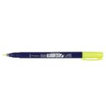 TOMBOW FUDENOSUKE BRUSH PEN HARD TIP NEON YELLOW