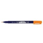 TOMBOW FUDENOSUKE BRUSH PEN HARD TIP NEON ORANGE