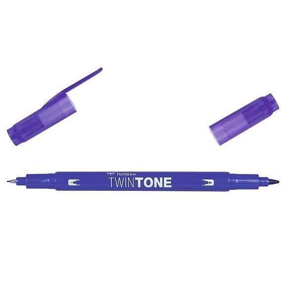 TWS-PK17.jpg TOMBOW TWINTONE MARKER 0.3/0.8MM PRUSSIAN BLUE - Image 1