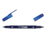TOMBOW TWINTONE MARKER 0.3/0.8MM NAVY