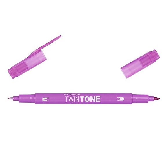 TWS-PK81.jpg TOMBOW TWINTONE MARKER 0.3/0.8MM RASPBERRY - Image 1