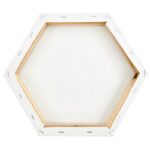 ARTIST HEXAGON STRETCHED CANVAS 15CM