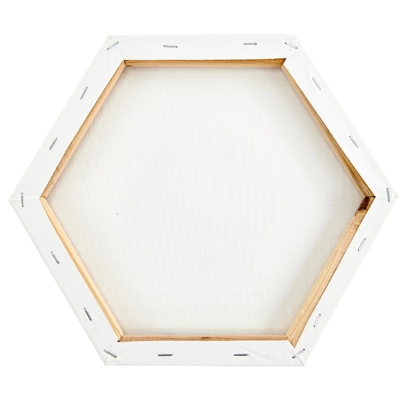 WPE3305HSB15.jpg ARTIST HEXAGON STRETCHED CANVAS 15CM - Image 1