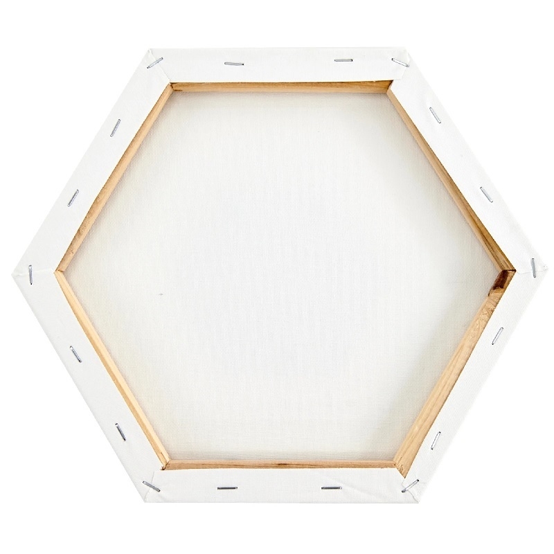 WPE3305HSB20.jpg ARTIST HEXAGON STRETCHED CANVAS 20CM - Image 1
