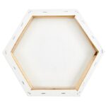 ARTIST HEXAGON STRETCHED CANVAS 25CM