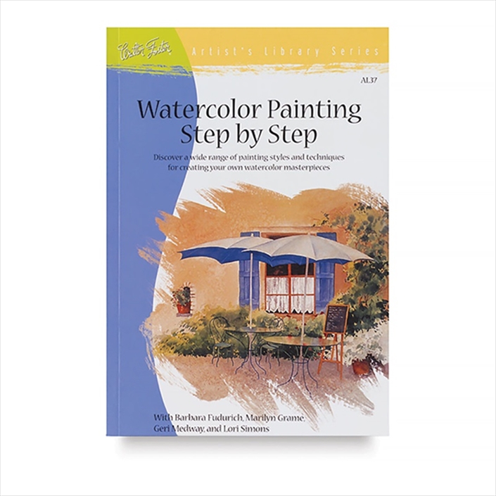 AL37.jpg ARTISTS LIBRARY BOOK SERIES 37 WATERCOLOR PAINTING STEP BY STEP - Image 1