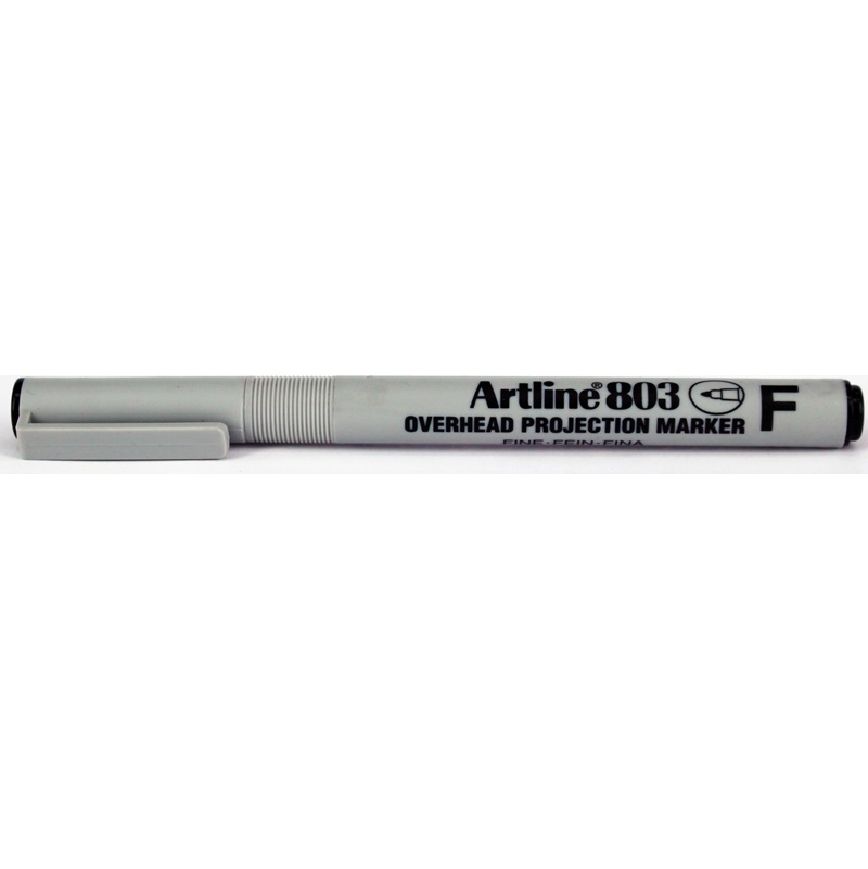 EK-803BLK.jpg ARTLINE 803 F OVERHEAD PROJECTION MARKER BLACK - Image 1