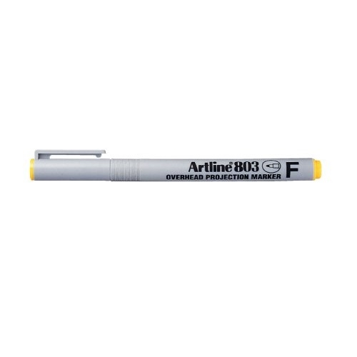 EK-803YL.jpg ARTLINE 803 F OVERHEAD PROJECTION MARKER YELLOW - Image 1