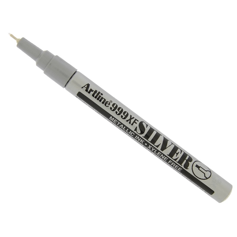 EK-999XFS.jpg ARTLINE 999XF 0.8MM METALLIC INK MARKER SILVER - Image 1