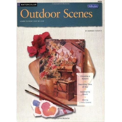 HT279.jpg HOW TO DRAW BOOK SERIES 279 WATERCOLOR - OUTDOOR SCENES - Image 1