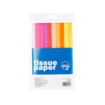 SCOLA TISSUE PAPER FOLDED 10 WARM COLOURS 50X75CM 20SH