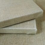LINEN STRETCHED CANVAS 30X30CM - Image 2