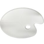 PLASTIC PALETTE OVAL 43X30CM