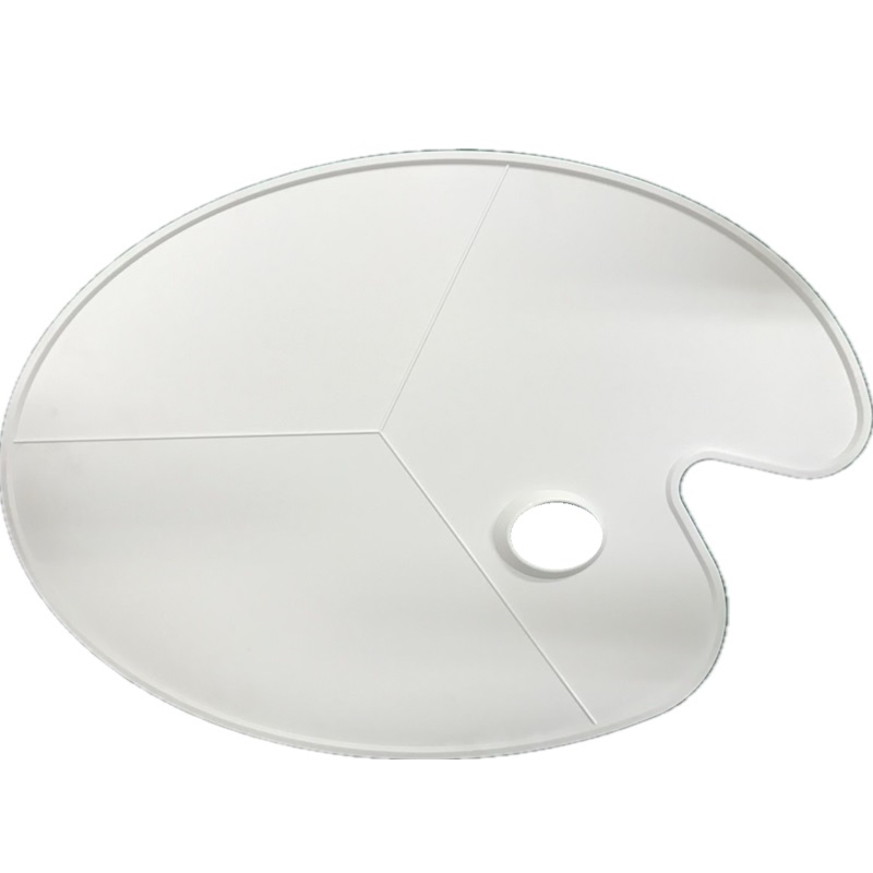 WPYM-B2-.jpg PLASTIC PALETTE OVAL 43X30CM - Image 1