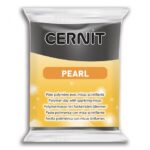 CERNIT POLYMER CLAY PEARL 56G BLACK