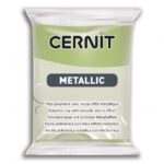 CERNIT POLYMER CLAY METALLIC 56G GREEN GOLD