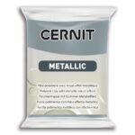 CERNIT POLYMER CLAY METALLIC 56G STEEL