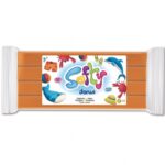 DARWI SOFTY MODELLING CLAY PLASTICINE 500G ORANGE