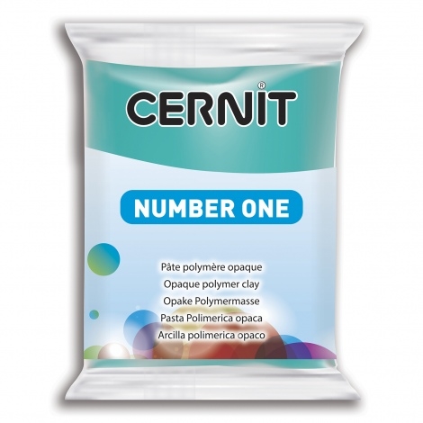 CP0900062676CE.jpg CERNIT POLYMER CLAY No.1 56G TURQUOISE - Image 1