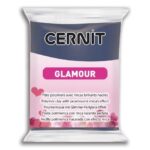 CERNIT POLYMER CLAY GLAMOUR 56G NAVY-BLUE
