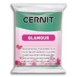 CERNIT POLYMER CLAY GLAMOUR 56G GREEN