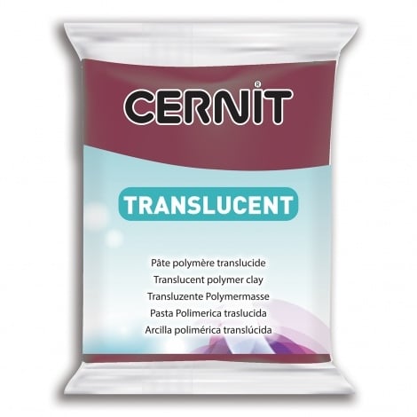 CP0920056411CE.jpg CERNIT POLYMER CLAY TRANSLUCENT 56G BORDEAUX - Image 1