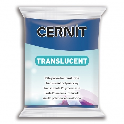 CP0920062275CE.jpg CERNIT POLYMER CLAY TRANSLUCENT 56G SAPPHIRE - Image 1