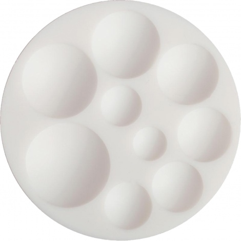CPCE95119.jpg CERNIT SILICONE MOULD D.7CM ROUND CABOCHONS - Image 1