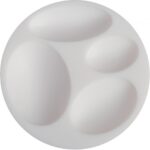 CERNIT SILICONE MOULD D.7CM OVAL CABOCHONS