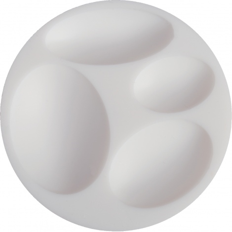 CPCE95120.jpg CERNIT SILICONE MOULD D.7CM OVAL CABOCHONS - Image 1