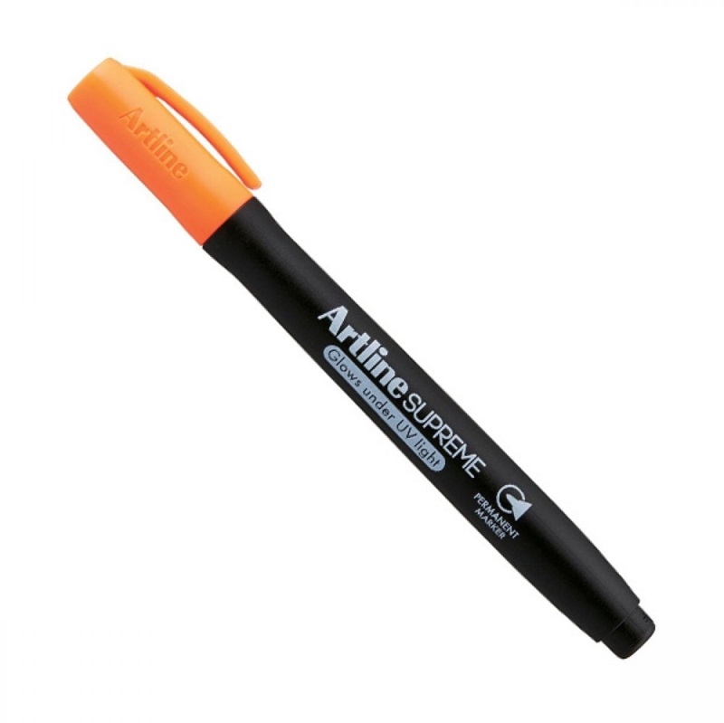 EPF-700UVGLOR.jpg ARTLINE SUPREME PERMANENT MARKER UV GLOW ORANGE - Image 1