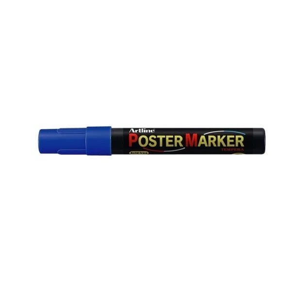 EPP-4BL.jpg ARTLINE POSTER MARKER 4 TEMPERA BLUE - Image 1