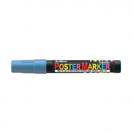 EPP-4MBL.jpg ARTLINE POSTER MARKER 4 TEMPERA METALLIC BLUE - Image 1