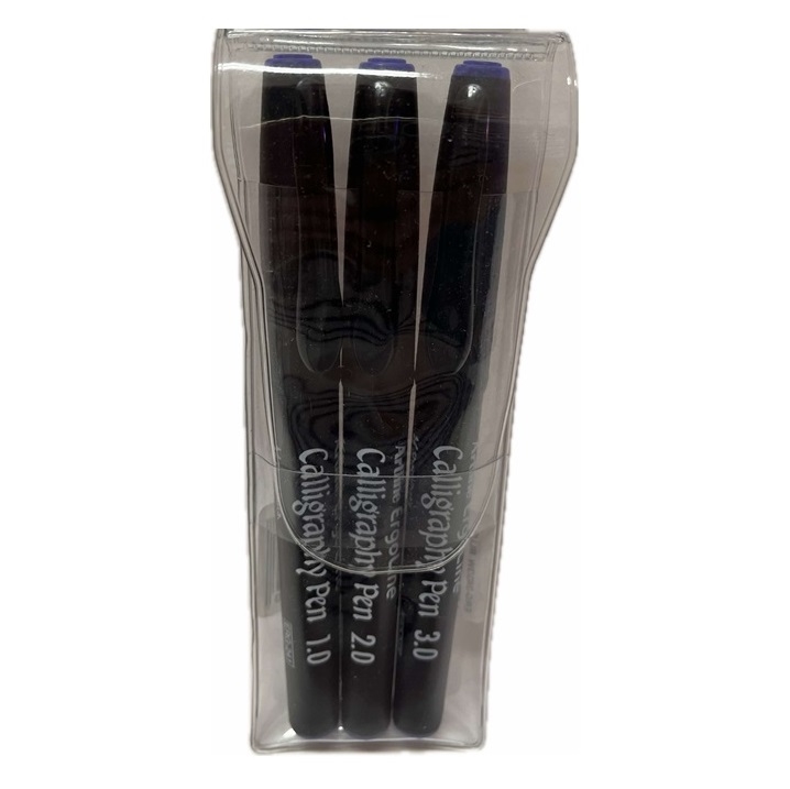 ERG-240.3W-BL.jpg ARTLINE CALLIGRAPHY PEN 3PCS SET BLUE - Image 1