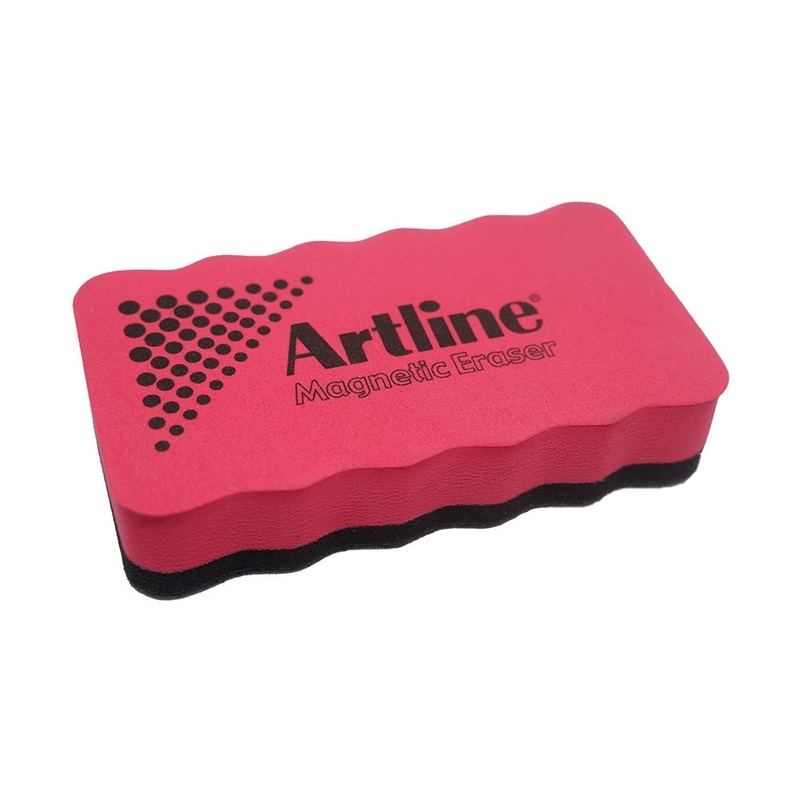 ERT-MMR.jpg ARTLINE MAGNETIC WHITEBOARD ERASER RED - Image 1