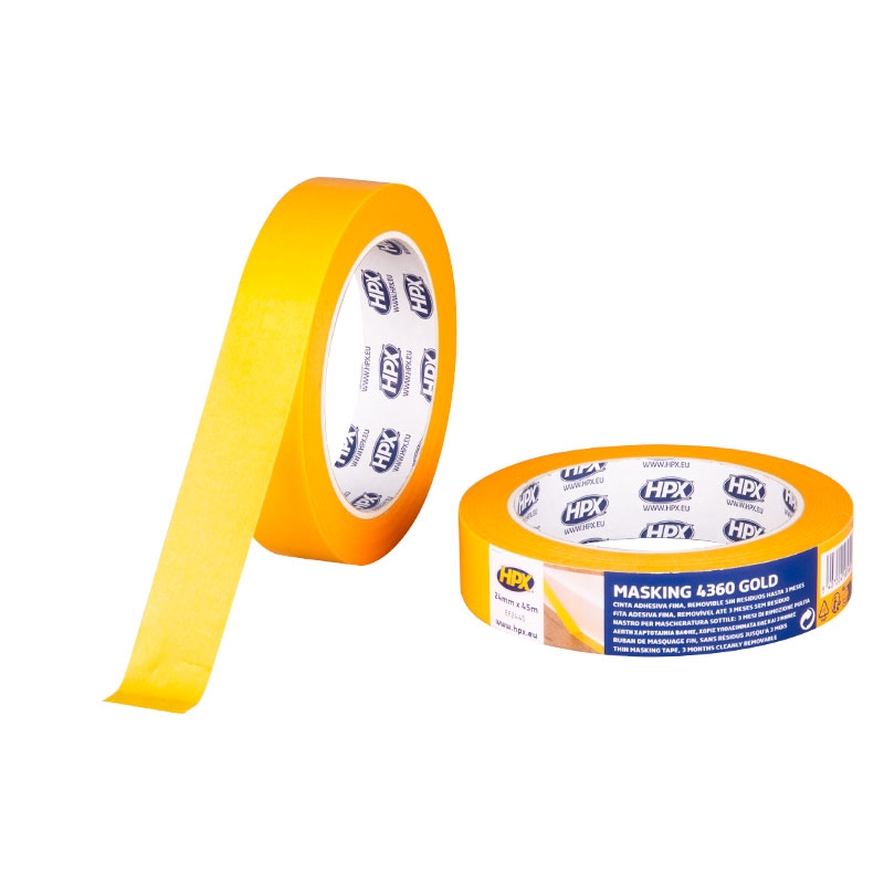 LP180126.jpg HPX MASKING TAPE GOLD 24MMX45M - Image 1