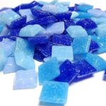JOY GLASS MOSAIC 10X10MM 200G BLUE MIX [290]
