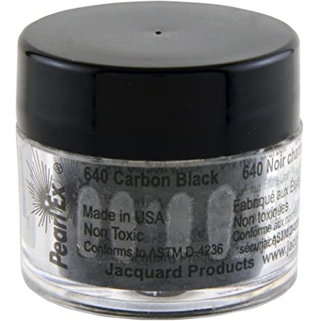 ARCO18030640.jpg JACQUARD PEARL EX POWDER PIGMENT 3G CARBON BLACK - Image 1