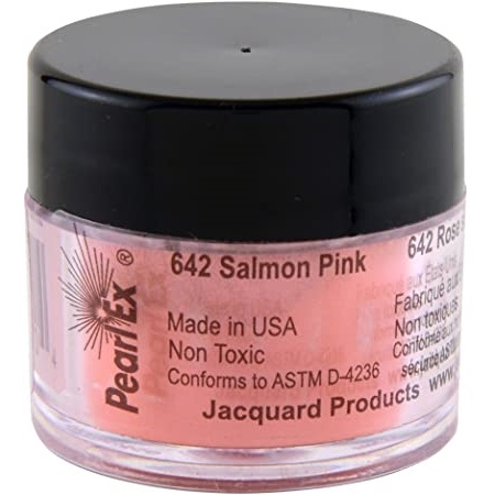 ARCO18030642.jpg JACQUARD PEARL EX POWDER PIGMENT 3G SALMON PINK - Image 1