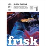 FRISK BLACK CANVAS PAD A4 280G 10SH