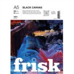 FRISK BLACK CANVAS PAD A5 280G 10SH