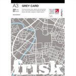 FRISK GREY CARD PAD A3 300G 20SH