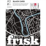 FRISK BLACK CARD PAD A3 350G 10SH